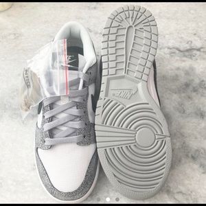 selling ! brand new with box and tags nike dunk low Golden Gals metallic silver